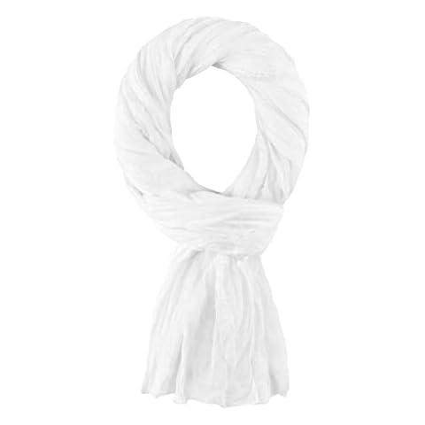 Allée du foulard Chèche Coton Uni Blanc Cover