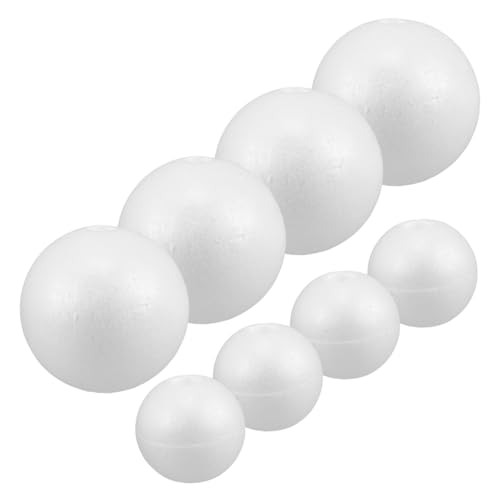 Beatifufu Floral Foam Ball 8pcs Polystyrene Balls for DIY Crafts Flower Arrangement Supplies