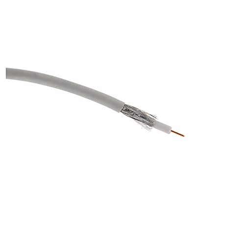 Zenitech Câble coaxial TV - 17 VATCA PH Blanc - 20m