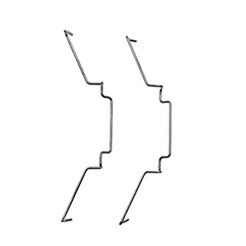 Ouxuefen 2 PCS Dissipate Heat Clip Clamp Computer CPU Cooling Fan Clips Stainless Steel Wire Fastener Buckle Bracket