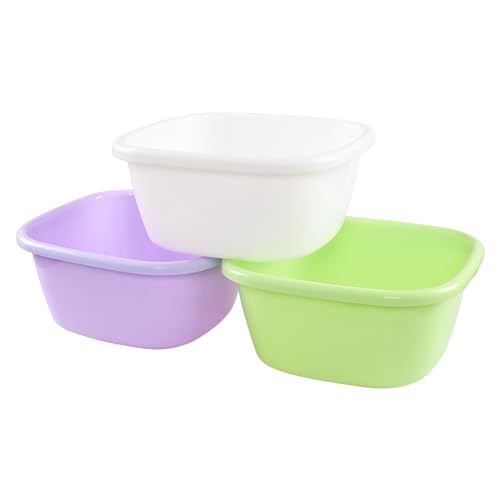 Bacs en plastique 16 litres (lot de 3) anti-poussière pour trier et ranger