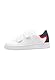 Geox B ECLYPER Boy A Sneaker, White/Multicolor, 27 EU