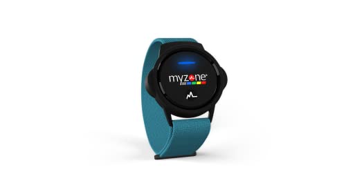 MYZONE MZ-Switch Replacement Arm & Wrist Straps - Aqua - Vibrant, Adjustable & Comfortable Replacement Fitness Band for the MZ-Switch
