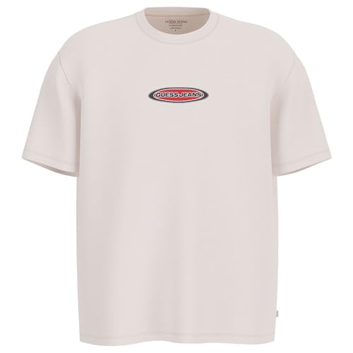 T-shirt GUESS Jeans oversize à manches courtes en coton premium coupe décontractée