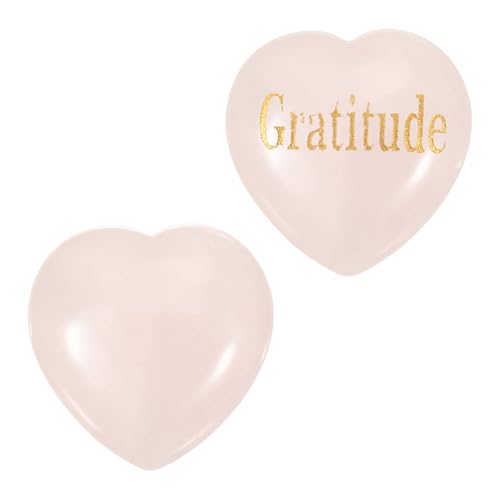 Pierre de cristal naturelle en forme de coeur PATIKIL pour méditation
