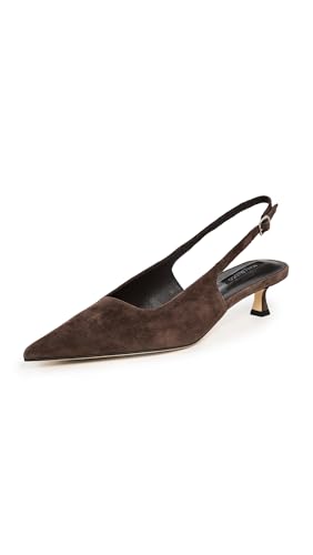 Tony Bianco Womens Crush Slingback Heels, Espresso Suede, 7 Medium US