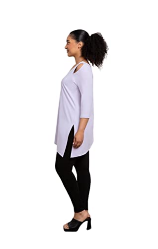 Sympli Nufocus Tunic-Lavender-Spring 2023 (As1, Numeric, Numeric_10, Regular, Regular, Lavender) #TOP1