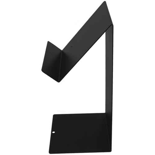 Support pour livre en fer noir élégant et présentoir métallique robuste pour librairie
