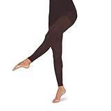 TherafirmLIGHT Women's Footless Support Tights - 10-15mmHg Compression Stockings (Cocoa, Large)