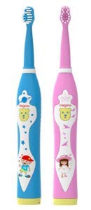 Haigerx Rechargeable Electric Toothbrush for Kids (Blue)