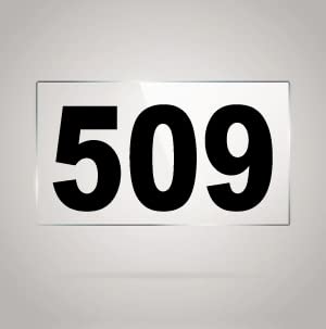 Numberplate 509 Room, Hotel, Hospital, Lodge,Apartment, Flat,Door 