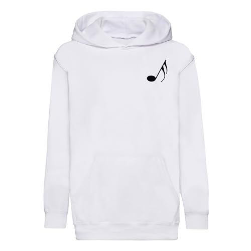 Sweat à capuche enfant musique et solfège pour le conservatoire