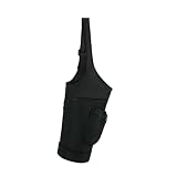 KIOALXZ Yogatasche mit großer Öffnung, Tragetasche für Yogamatten, Aufbewahrungstasche für Yoga Ausrüstung, praktisches Zubehör, große Öffnung, Schwarz, Höhe: 100 cm