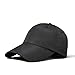 FASHIXD Unisex Waterproof Baseball Cap Outdoor Hat Quick Dry Sun Hat [All Senson] (Black)