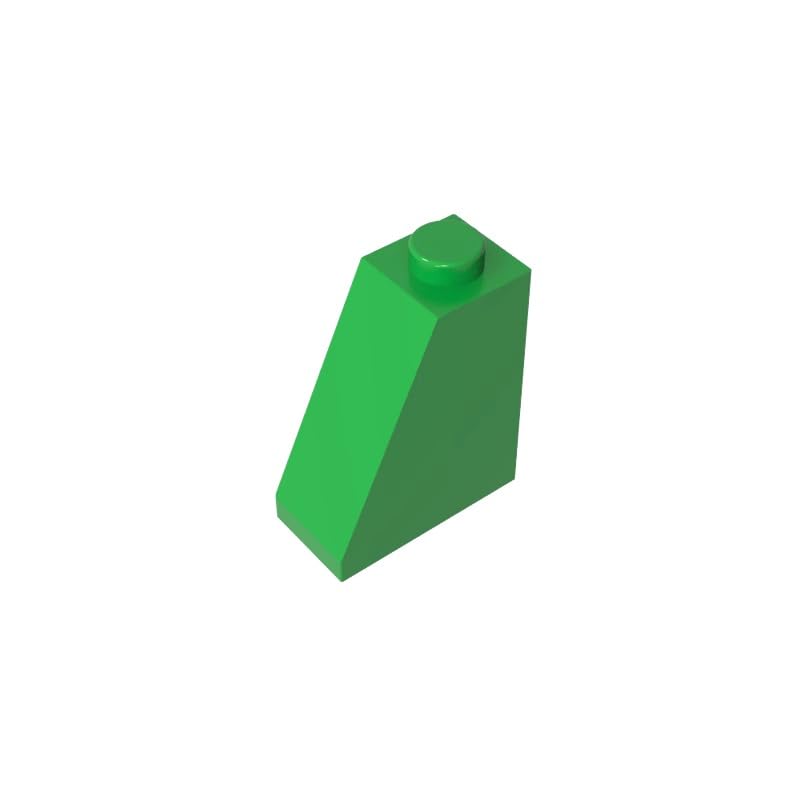 Gobricks 60481 Slope Brick 2x1x2 65° Sloped Brick 50 Pieces GDS-618 Compatible with Lego Building Blocks Color:Bright Green
