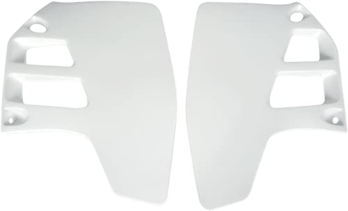 Ouïes de radiateur UFO blanc Suzuki RM pour optimiser le refroidissement moteur