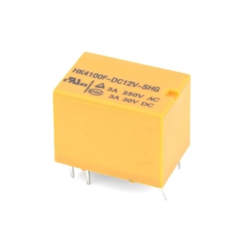 Relais de commande HK4100F-DC5V-SHG pour commutation électrique 3A 6 broches