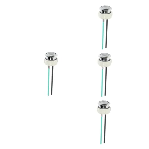 Bouton pour réservoir de chasse d'eau en lot de 4 pièces inoxydables - 2