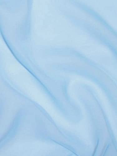 Solid Hi-Multi Chiffon Dress Fabric by The Yard DIY Bridal Decor Apparel Lining Dress (Blue)