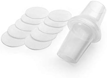 Tilcare Bacterial & Viral Filters Kit for Mucus Relief Cleanser & Lung Expansion Exerciser - Cough Assist Filter - Cleanses the air to Aid with Therapy and keeps your device clean -10 filters added