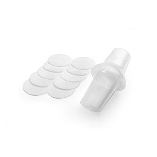 Bakteriella och virala filterkit för slemlindring rengöring och lungexpansionsträning från Tilcare - hosthjälpfilter - rengör luften för att hjälpa till med terapi och håller din enhet ren - 10 filter tillagda