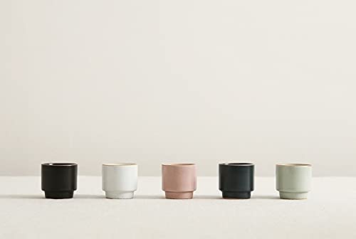 Korean Traditional Handcrafted Ceramic Pottery Porcelain Cup Set for Sake and Soju 5 Pcs Gift Box Set, Liquor and Tea, Ideal for Gift, Tea, Parties, Housewarming