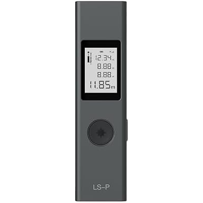 Laser Measure, ATuMan Compact Rechargeable Digital Laser Distance Meter 131 Feet, 1/16 inch Accuracy, Pythagorean Mode, M/in/Ft Unit Switching, Backlit LCD, Measure Distance, Area and Volume