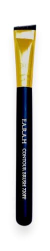 F.A.R.A.H® Nose Contour Brush 720FF - Precision Contour & Lining Brush for Nose & Cheeks - Vegan Bristles, Wooden Handle