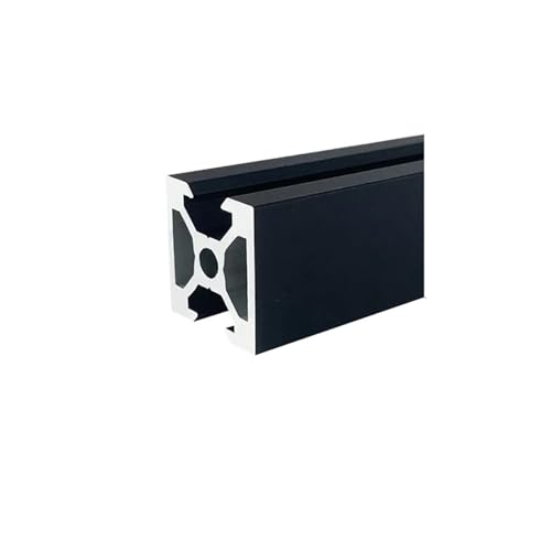 Profilé aluminium noir 2020V-N2-4.2 à rainure en V de 100mm de longueur pour montage structurel