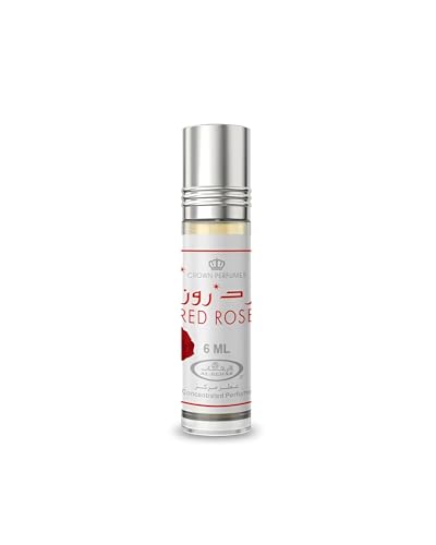 Al Rehab "Red Rose" Concentrated Perfume Oil For Unisex, 6ml Attar