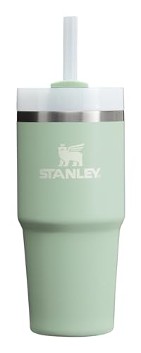 Image of Stanley Quencher H2.0 Tumbler with Straw 14 oz | Flowstate 3-Position Lid | Cup Holder Compatible for Travel | Insulated Stainless Steel Cup | BPA-Free | Matcha Cream