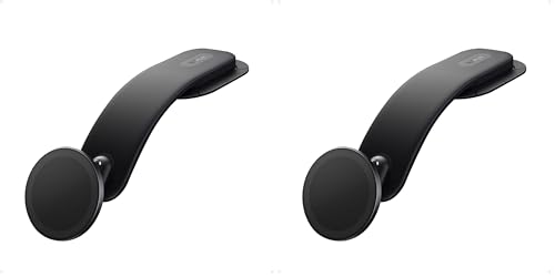 Anker Nano Car Mount (Magnetic, 着脱式パッド)車載ホルダー カーマウント スマホホルダー 360°回転 最大45°まで傾けられる 180°まで調整 形状記憶が可能な高耐久設計 iPhone 16/15/ 14 / 13 / 12シリーズ Androidシリーズ対応 ※ワイヤレス充電非対応 (× 2)の商品画像（Amazon）
