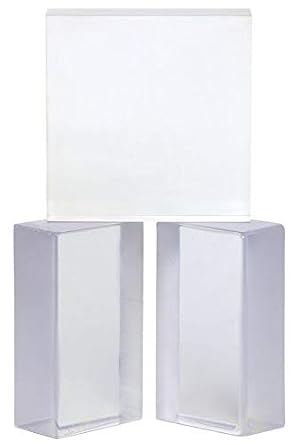 Polycarbonate PC Plastic Blocks - Clear 2" x 3" x 6" for Machining, Engineering