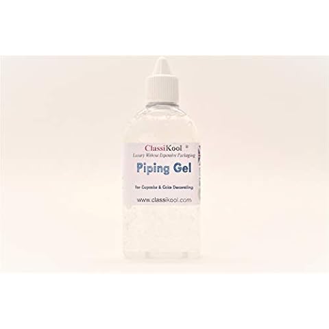 Classikool 100ml Bottle Clear Piping Gel for Baking: Cupcake Decorating & Edible Writing Cover