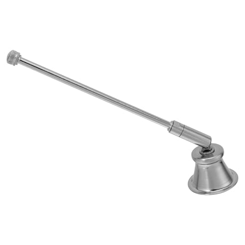 iplusmile Vintage Ljussläckare i Metall med Långt Handtag och Roterande Stilfull Flamsläckare för Hem Aromaterapi och Hållbar och Enkel att Använda för Säker Släckning av Ljusflammor