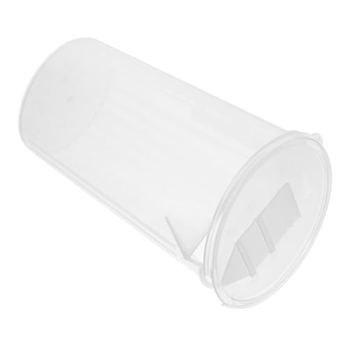 Cabilock Kunststoffmessbecher Mit Deckel Und Ausgießer Ölmessbecher Mit Beidseitigen Markierungen Flüssigkeitsbecher Mit Griff Für Küche Und Labor