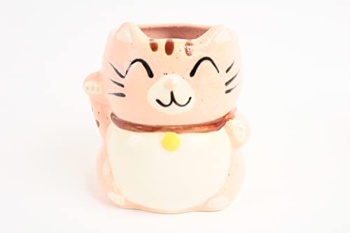 Taza de Cerámica Manekineko Mino Ware 280 ml miniatura 2