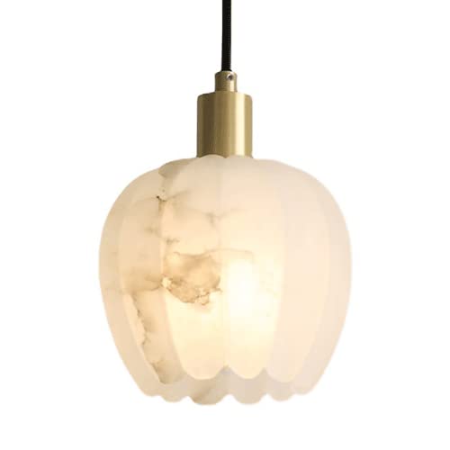 Lustre de chevet médiéval en marbre pour ambiance déco de salon chaleureuse