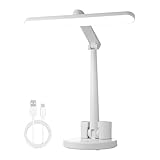 Organisation optimisée : Grâce à son porte-stylo intégré, cette lampe de bureau LED aide à maintenir un bureau rangé et permet de se concentrer sur ses tâches sans distraction. Parfaite pour les projets créatifs ou les routines de bureau quotidiennes.