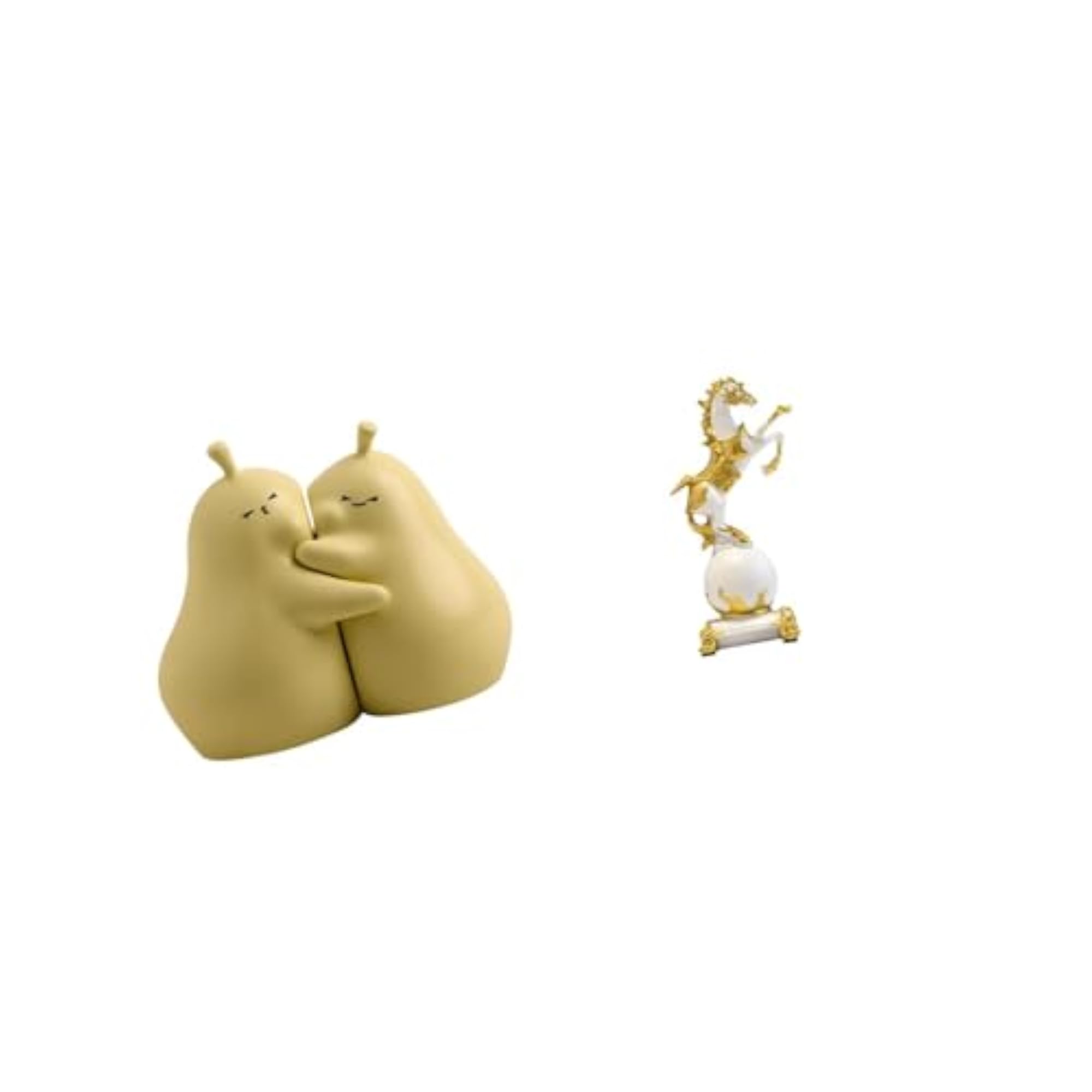 Hugging Pear Book Stand Ceramic Bookend Fine Workmanship