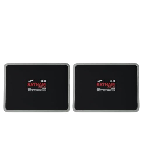 Image of Radial Tyre Repair Patch 84 No Box of 2 Pcs Heavy Duty Puncture Repair Patch for Car Bike Truck Tractor Tyre Repair Garage Workshop