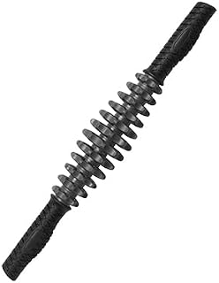 OVERNEWS Massage Roller Stick, Cellulite Massager, Therapy Muscle Roller for Back, Fascia, Legs,Foot, Neck (Light Black)
