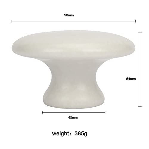 Guasha Scraping Massage Tool Mushroom Shape Natural Jade Stone For Body Face For Essential Massage Spa Massage Therapy(Large) #TOP3