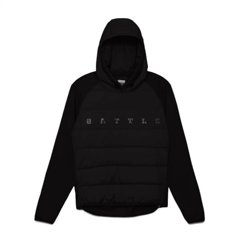 Battle Sports Bomb Pullover Jacket, Puffy Insulated, Water Repellant, Tech Fleece