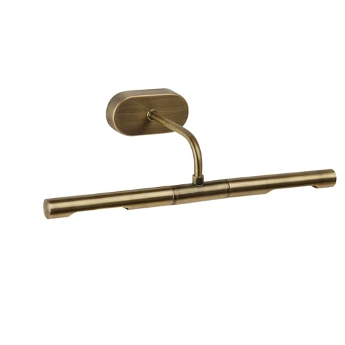 Licht-Erlebnisse Bilderleuchte Messing Antik, 2-flammig