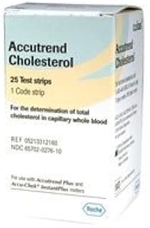 Accutrend Cholesterol Test Strips - 25 Strips