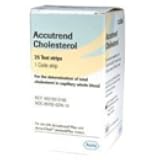 Accutrend Cholesterol Test Strips - 25 Strips