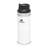 FÁCIL DE LIMPIAR: Esta botella termica está diseñada para limpiarse fácilmente; La tapa se desmonta para una limpieza profunda; Cada pieza de esta taza de viaje de acero inoxidable es apta para lavavajillas, sólo en la cesta superior