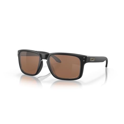 Óculos de Sol Oakley Polarizado Holbrook 0OO9102 9102D7 Tam 55 / Preto Fosco - Lentes Prizm Tungsten Polarized