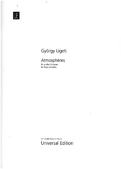 Atmosphères: für Orchester. Studienpartitur